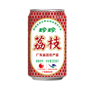 珍珍荔枝330ml 瓶